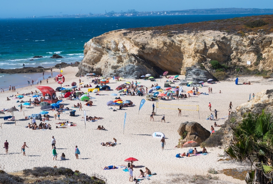 Praia Grande em Porto Covo