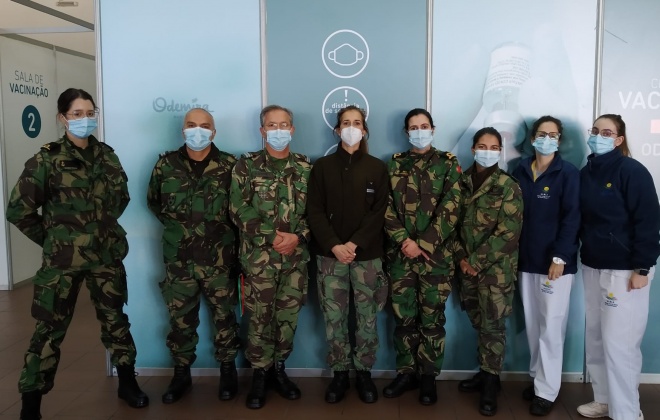 Forças Armadas apoiam vacinação contra a COVID-19 no Litoral Alentejano