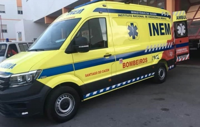 Despiste provoca ferimentos graves num motociclista nas Relvas Verdes, Santiago do Cacém