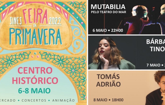 Centro histórico de Sines recebe a Feira da Primavera de 6 a 8 de maio