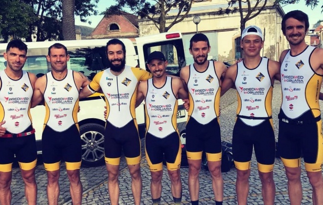 Triatlo do Vasco da Gama em 4.º lugar no Aquatlo de Alhandra