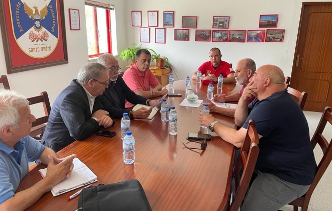 Liga dos Bombeiros Portugueses esteve ontem no concelho de Santiago do Cacém