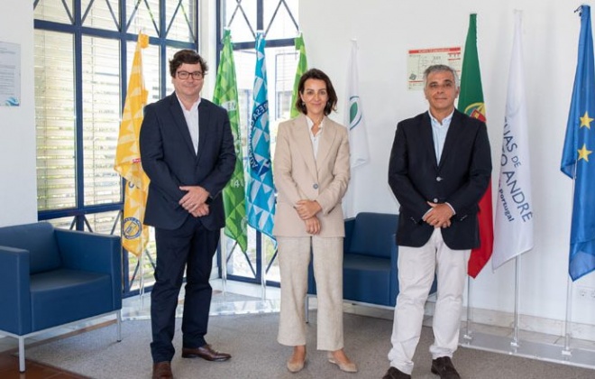 Águas de Santo André assina protocolos de cooperação com Bombeiros de Santo André e de Sines