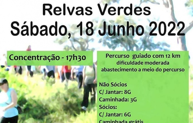 GD Os Relvenses organiza uma caminhada neste sábado