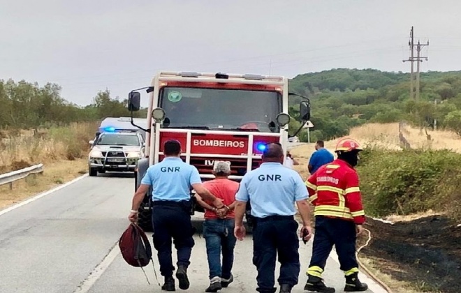 Prisão preventiva para suspeito de fogo posto no concelho de Montemor-o-Novo