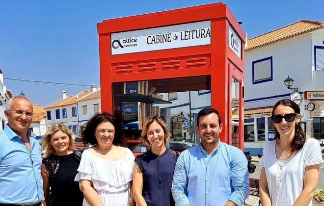 Abriu ao público a nova cabine de leitura de Porto Covo