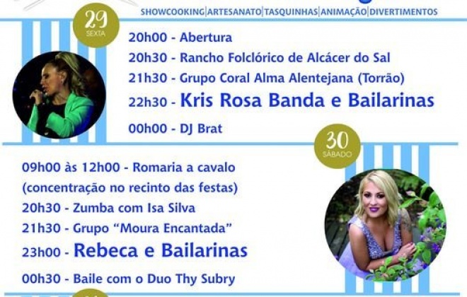 Comporta recebe as festas anuais até domingo