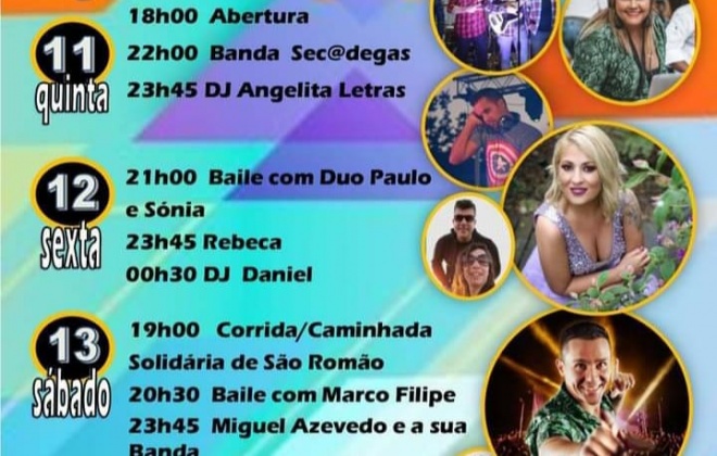 Carvalhal recebe a Feira de São Romão entre 11 e 14 de agosto