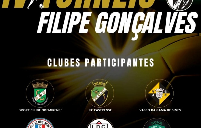 Estádio Municipal de Odemira recebe Torneio Filipe Gonçalves no próximo sábado