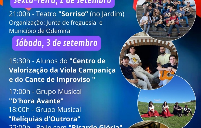São Martinho das Amoreiras recebe as festas anuais de 2 a 4 de setembro