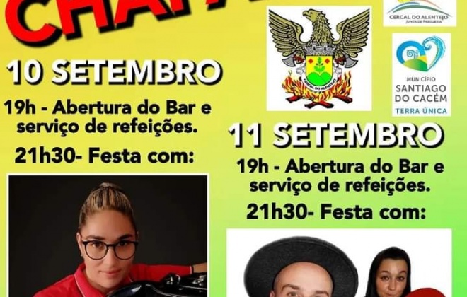 Festas do Chaparral realizam-se a 10 e 11 de setembro