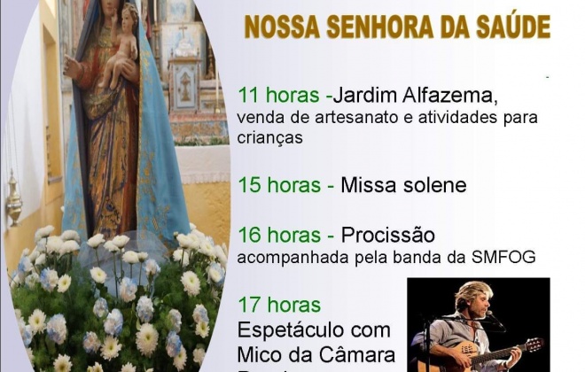 Santa Margarida da Serra homenageia Nossa Senhora da Saúde