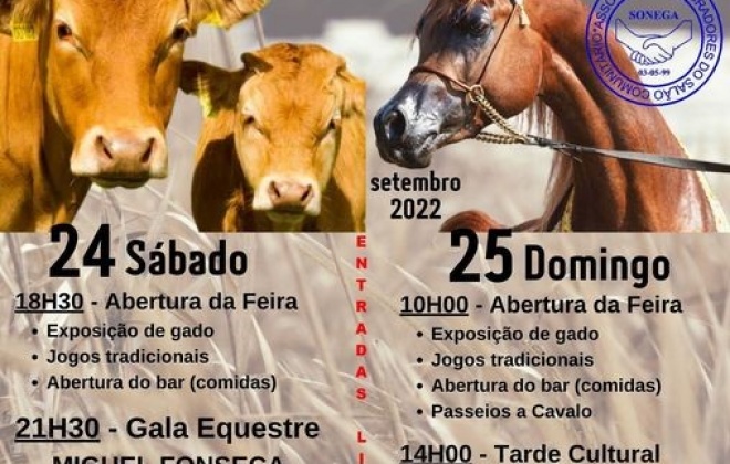 Aldeia da Sonega recebe a Feira Anual nos dias 24 e 25 de setembro