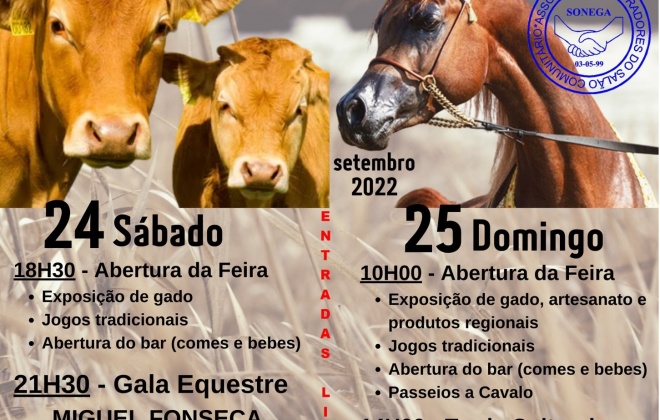 Feira Anual da Sonega realiza-se ao longo deste fim de semana