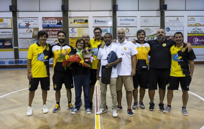 Hóquei Clube Vasco da Gama homenageou enfermeiro Armindo Moreira