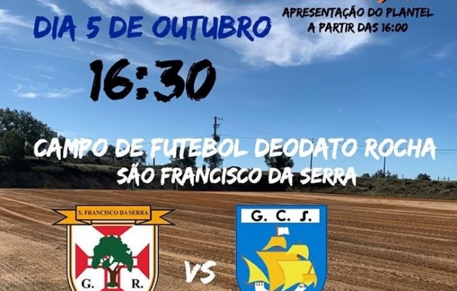 São Francisco da Serra apresenta-se hoje aos sócios frente ao Ginásio de Sines