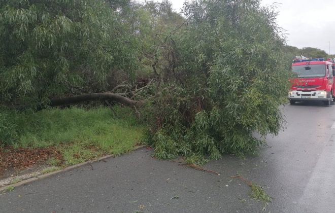 Chuva intensa provoca várias ocorrências em Sines