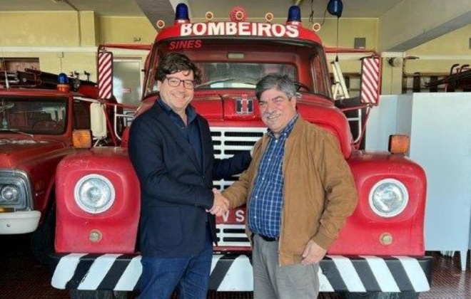 Águas de Santo André promove reunião de trabalho com a Direção da Associação dos Bombeiros Voluntários de Sines