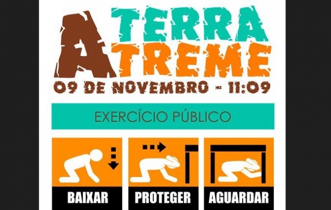 Proteção Civil promove exercício de sensibilização para o risco sísmico nesta quarta-feira às 11h09