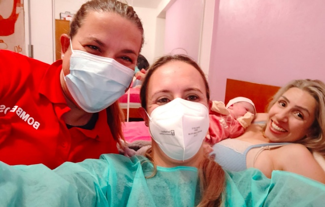 Bebé nasce em casa com ajuda dos Bombeiros de Sines