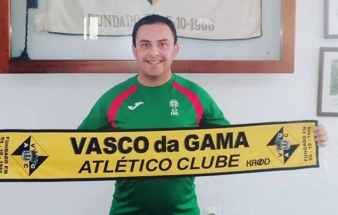 Luís Candeias é o treinador da secção de atletismo do Vasco da Gama