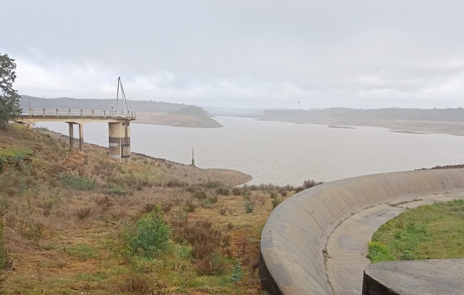 Barragem de Campilhas  sem campanha de rega em 2023