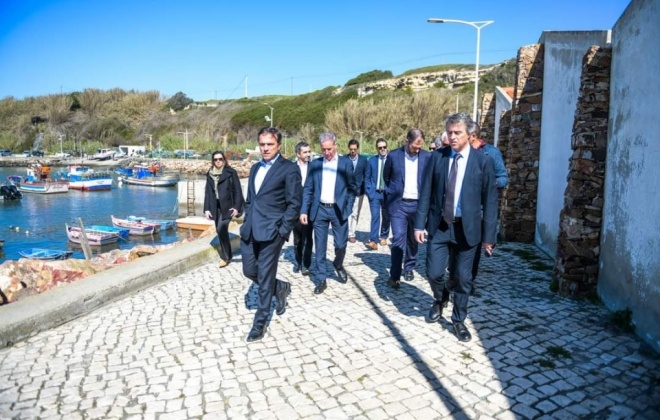 Ministro do Ambiente e da Ação Climática, Duarte Cordeiro, esteve em Vila Nova de Milfontes e Odemira