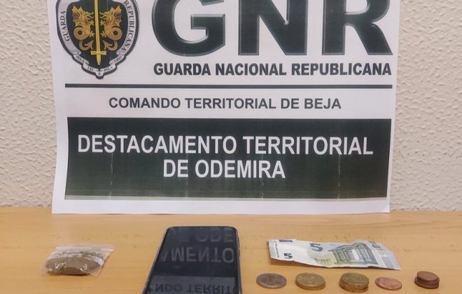 Jovem detido em Odemira por tráfico de estupefacientes