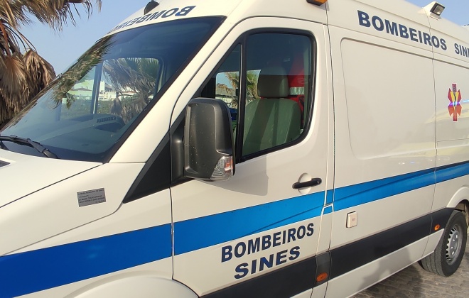 Despiste de motociclo provoca ferido ligeiro em Sines