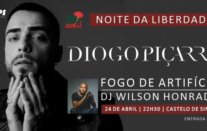 Castelo de Sines recebe esta noite um concerto de Diogo Piçarra e fogo de artifício