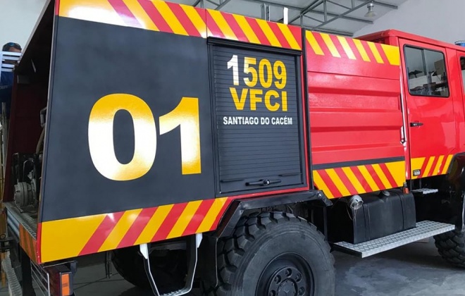Bombeiros combateram incêndio em Vale das Éguas, Santiago do Cacém