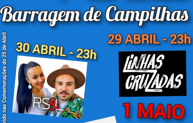 Bombeiros de Cercal do Alentejo comemoram a partir de hoje o 1.º Maio na Barragem de Campilhas