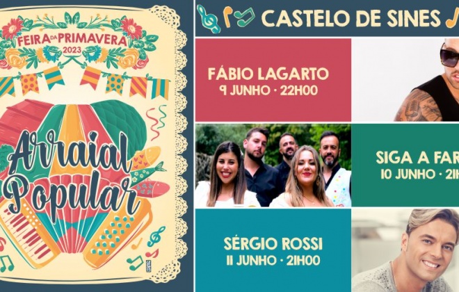 Feira da Primavera comemora os santos populares em Sines de 9 a 11 de junho