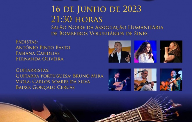 Associação dos Bombeiros de Sines organiza "Noite de Fado"