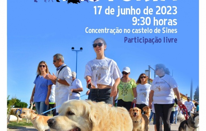 Câmara de Sines organiza uma “Cãominhada com História” no dia 17 de junho às 9h30