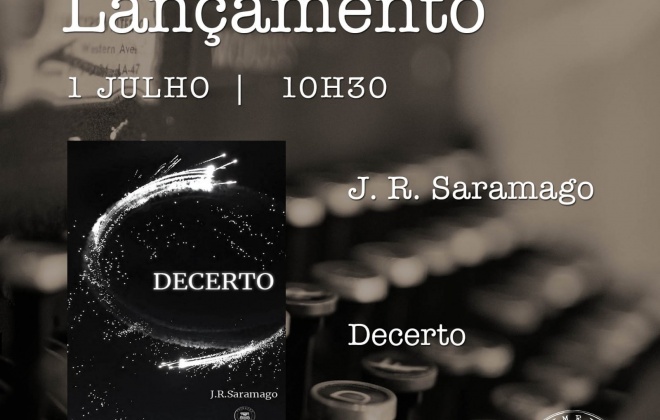 Poeta José R. Saramago apresenta este sábado o seu mais recente livro em Sines