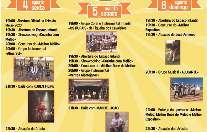 Figueira de Cavaleiros recebe a Feira do Melão até ao próximo domingo