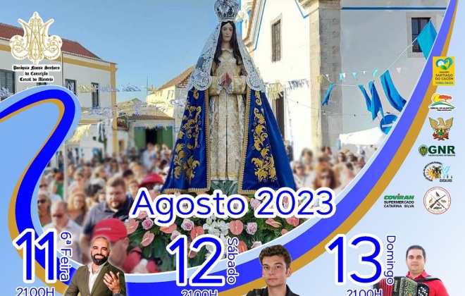 Festas em Honra de Nossa Senhora da Conceição começam hoje no Cercal do Alentejo
