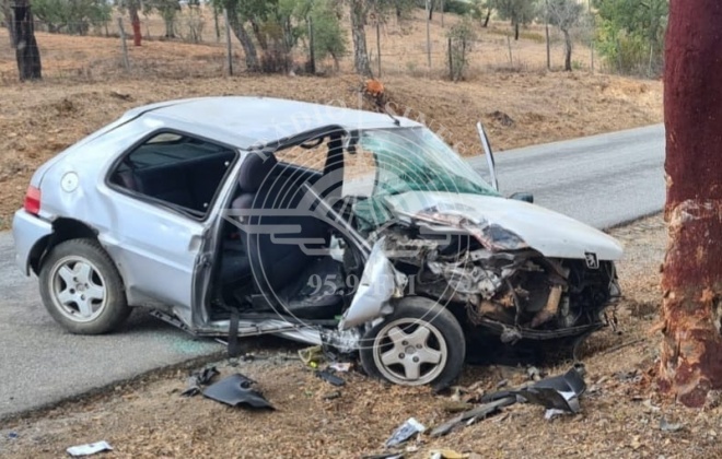 Despiste provoca dois mortos e um ferido em Grândola