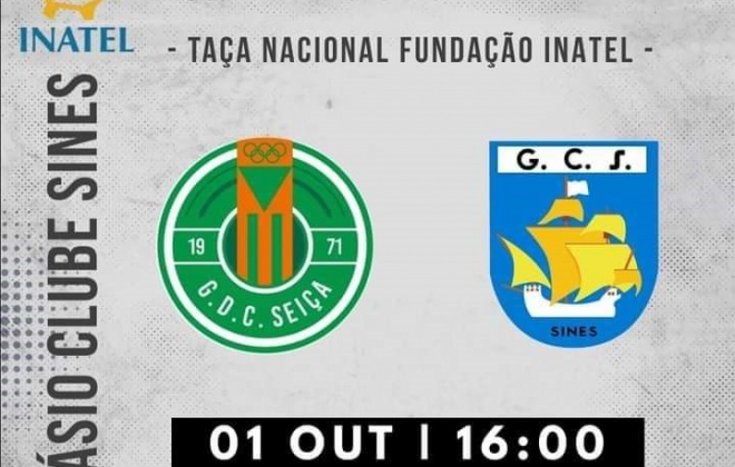 Ginásio Clube de Sines joga em Seiça neste domingo às 16 horas