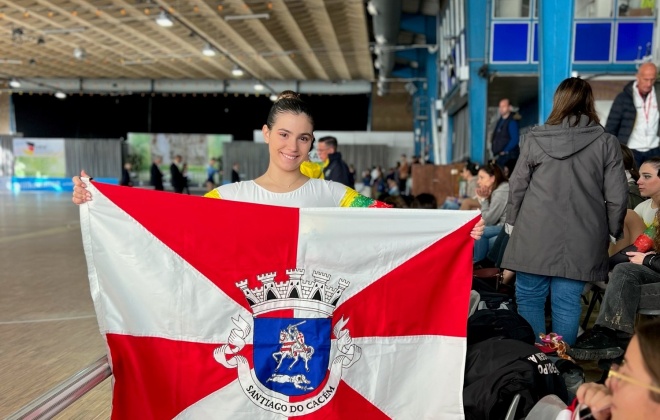 Maria Matias conquistou o 22.º lugar na World Cup Figures Skating