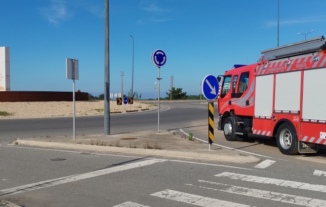 Despiste de mota provoca um ferido em Sines