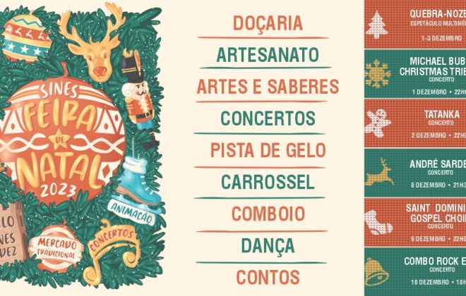 Em Sines, o Natal vive-se no Castelo com a realização da Feira de Natal