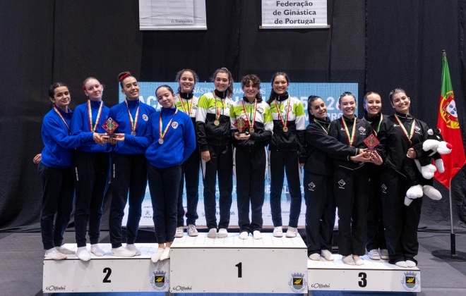 Academia de Ginástica de Sines vence Taça de Portugal de Trampolins
