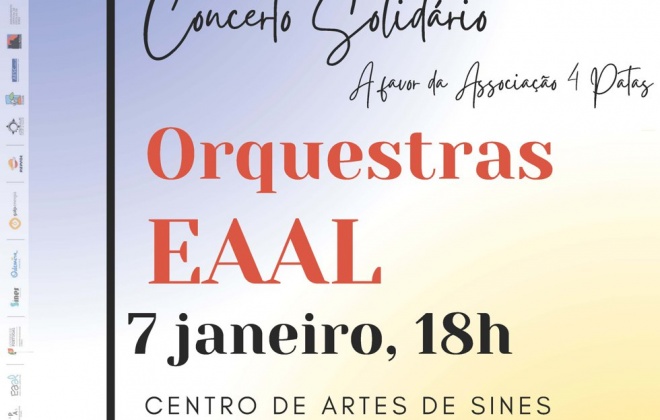 Escola das Artes do Alentejo Litoral realiza concerto solidário
