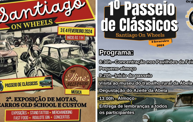 “Santiago on Wheels” realiza-se dias 3 e 4 de fevereiro em Santiago do Cacém