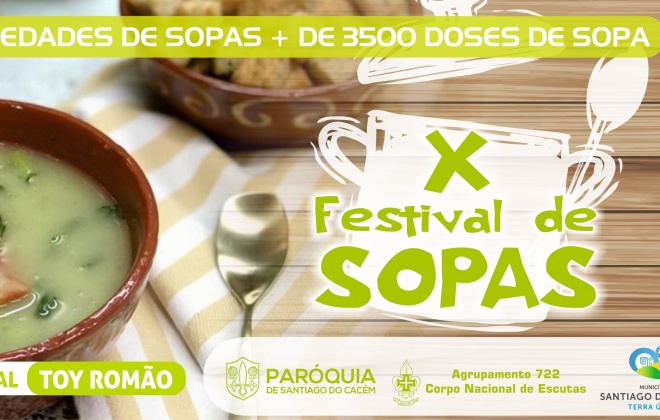 Festival das Sopas realiza-se este sábado em Santiago do Cacém