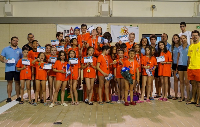 Encontro de Escolas de Natação junta 142 atletas na Piscina Coberta Municipal de Montemor-o-Novo