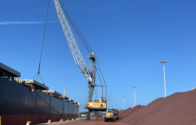 Terminal Multiusos de Sines atinge volumes históricos no embarque de minério