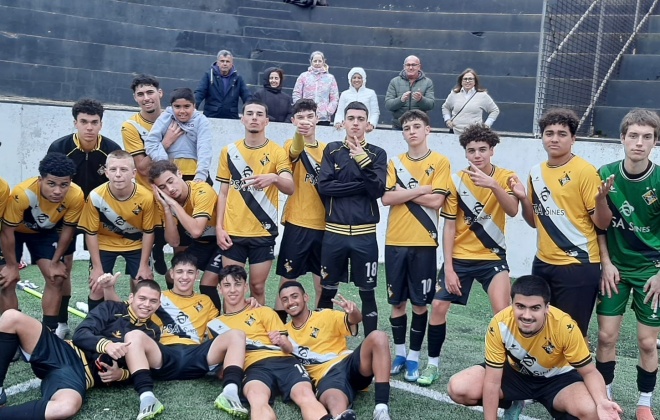 Juniores do Vasco da Gama de Sines lideram a 2.ª divisão da A.F. de Setúbal